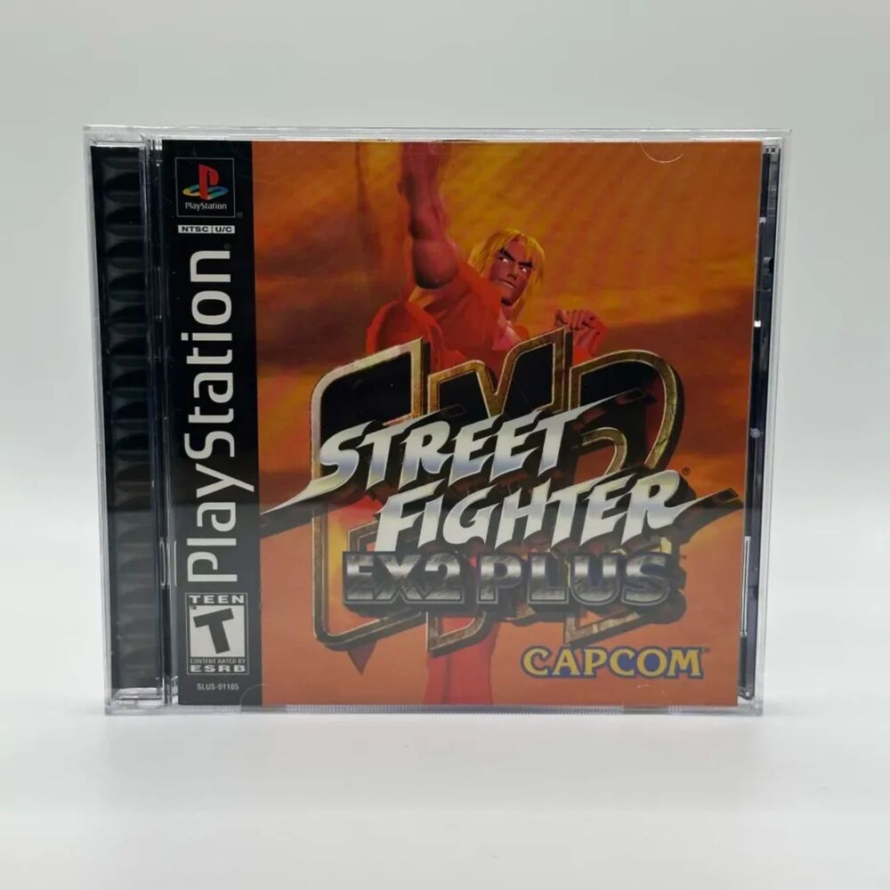 Street Fighter 2 Ex Plus - Sony PlayStation 1 PS1 CIB